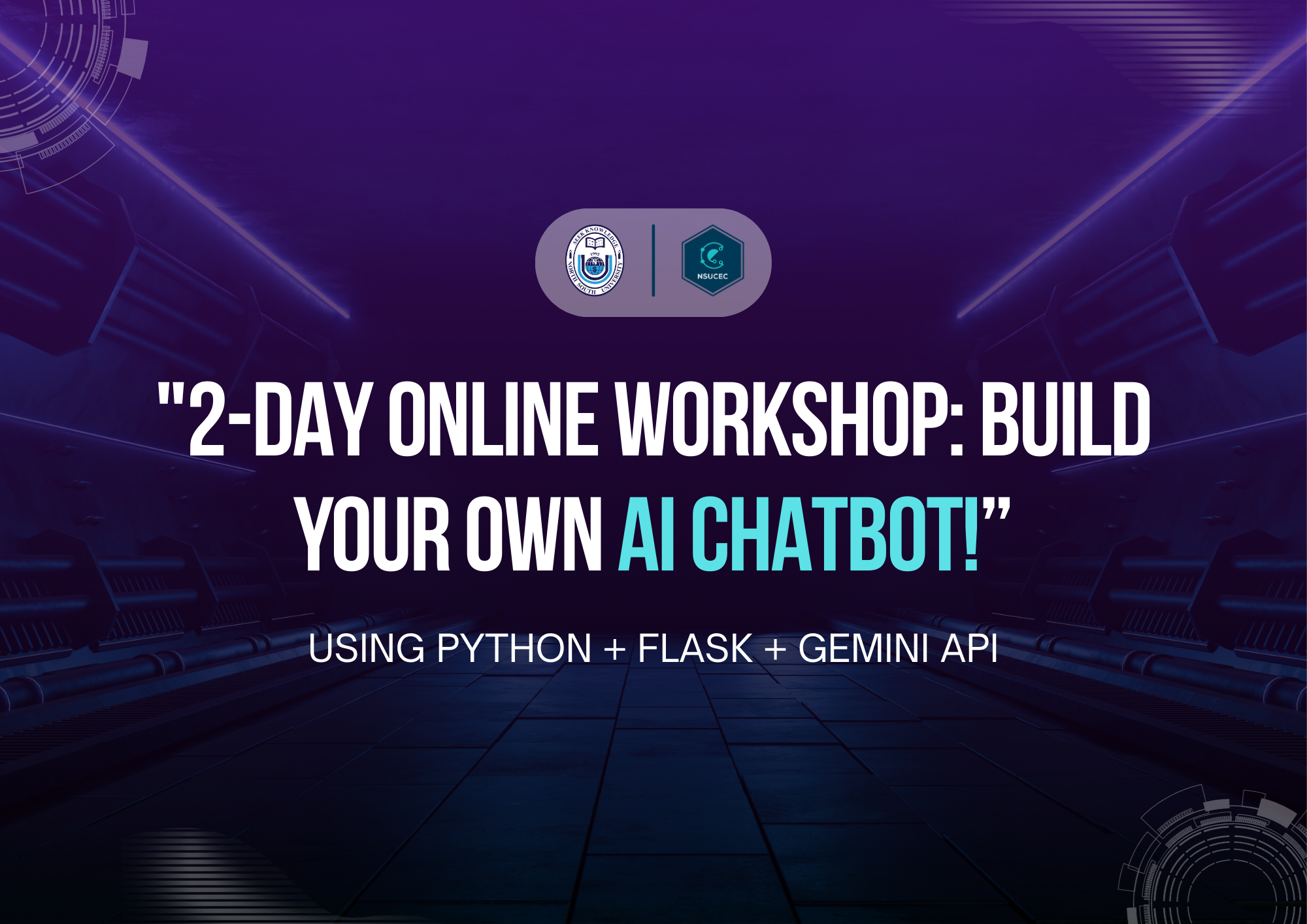 2-Day Online AI Chatbot Workshop 2025
